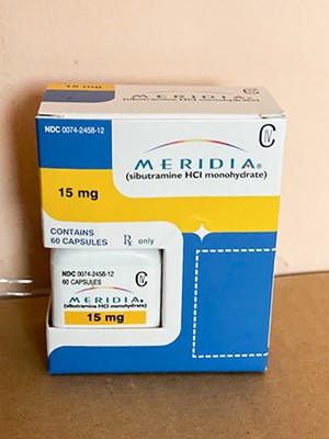 Reductil Meridia Sibutramine (Sibutramine) 15 mg